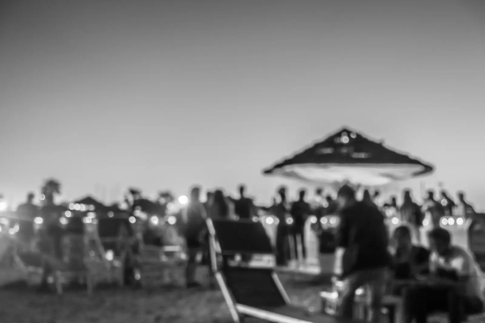 Besucher eines Open-Air-Festivals